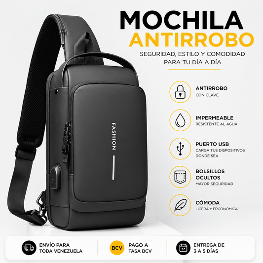 Bolso Antirrobo Impermeable Para Hombres®