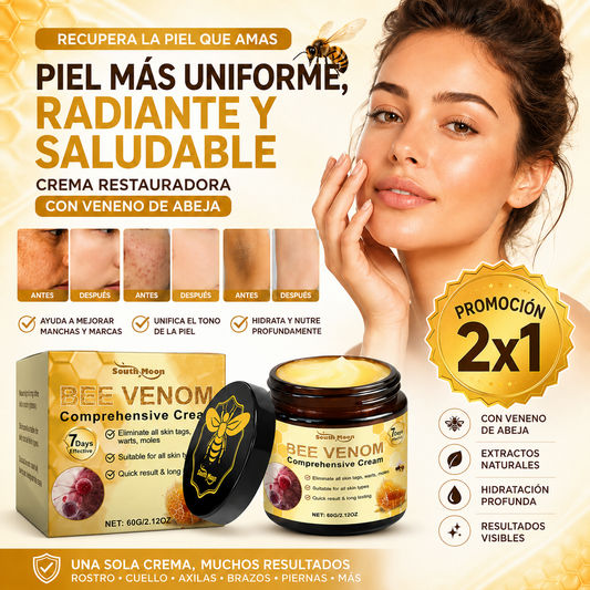 Bee Venom Cream | Crema Restauradora para Manchas, Cicatrices y Marcas de Acné