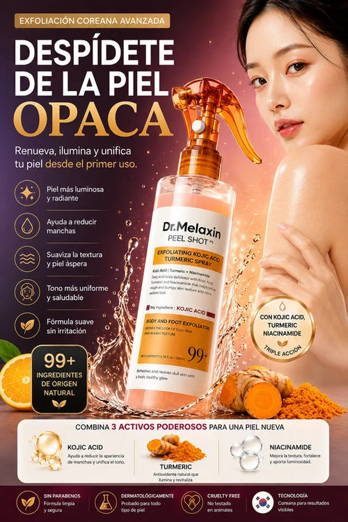Dr. Melaxin Peel Shot™ Exfoliante Corporal Kojic + Turmeric