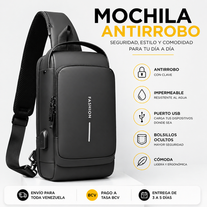 Bolso Antirrobo Impermeable Para Hombres®