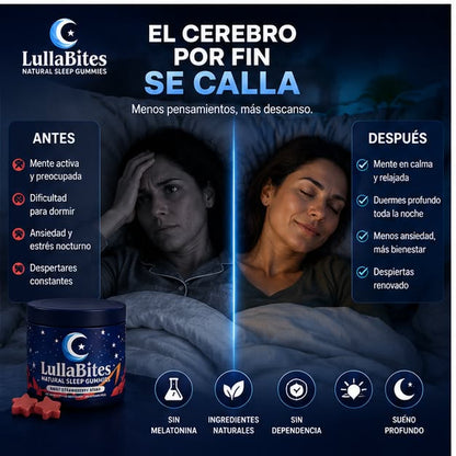 LullaBites · Duerme Profundo y Despierta con Energía · Sin Melatonina