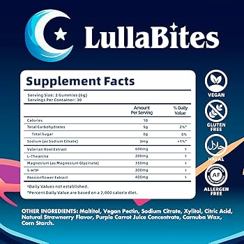 LullaBites · Duerme Profundo y Despierta con Energía · Sin Melatonina