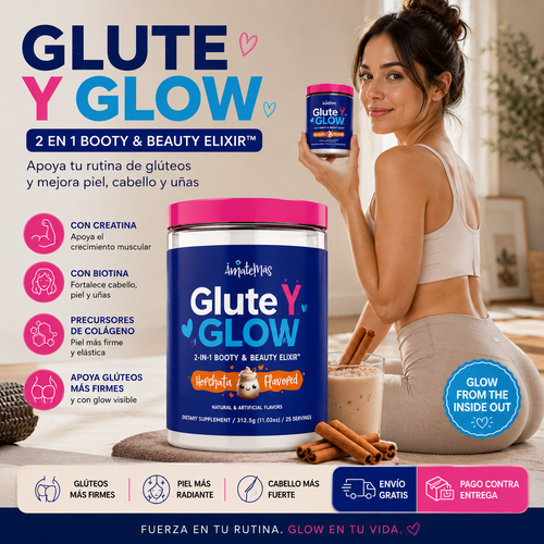 GluteGlow™ | Glúteos, Piel y Cabello