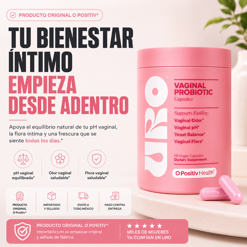 URO Vaginal Probiotic | Salud Vaginal Diaria