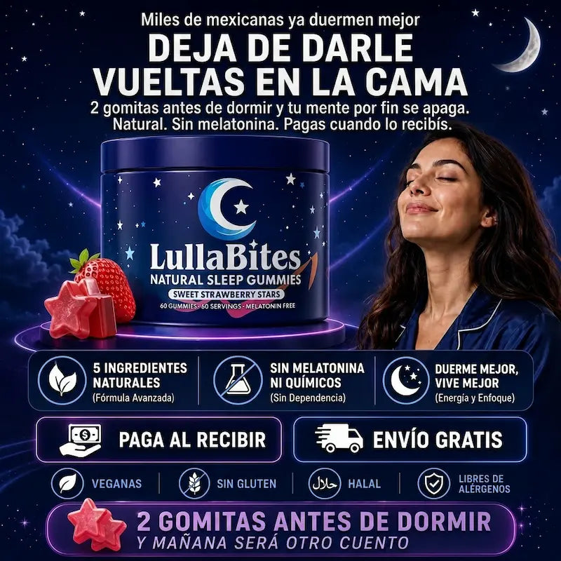 LullaBites · Duerme Profundo y Despierta con Energía · Sin Melatonina