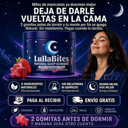 LullaBites · Duerme Profundo y Despierta con Energía · Sin Melatonina