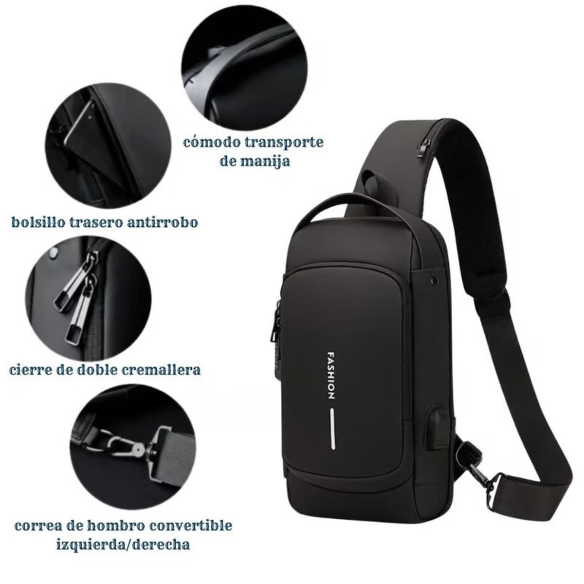 Bolso Antirrobo Impermeable Para Hombres®